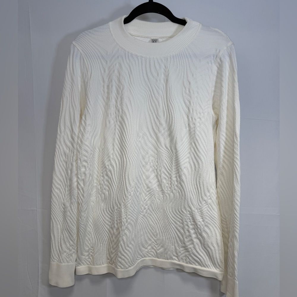 SPANX Women’s Cream Crewneck Sweater